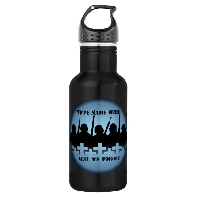 War Memorial Bottle Lest We Forget (Front)