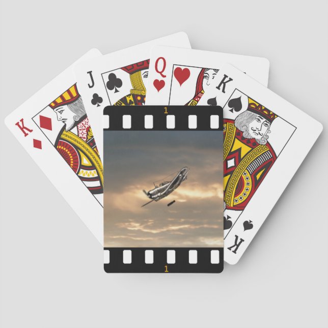 War Movie Aircraft Playing Cards (Back)