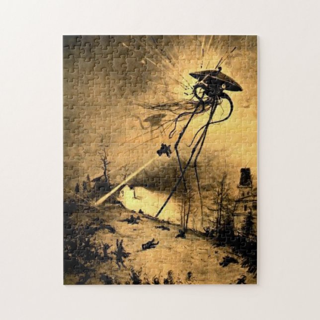 War of the Worlds Alvim Corréa 1906 Jigsaw Puzzle (Vertical)