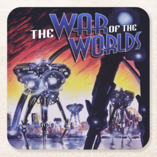 War of the Worlds paper coaster