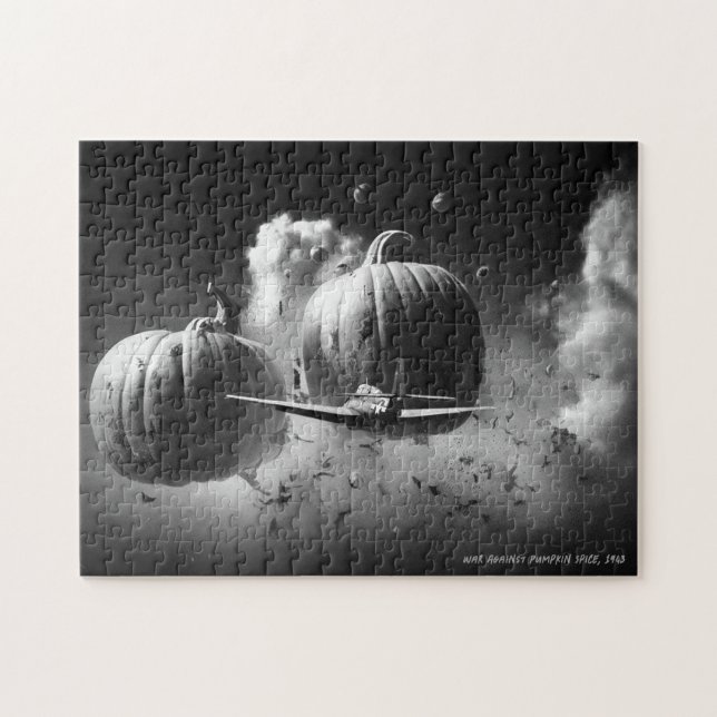War On Pumpkin Spice Jigsaw Puzzle (Horizontal)