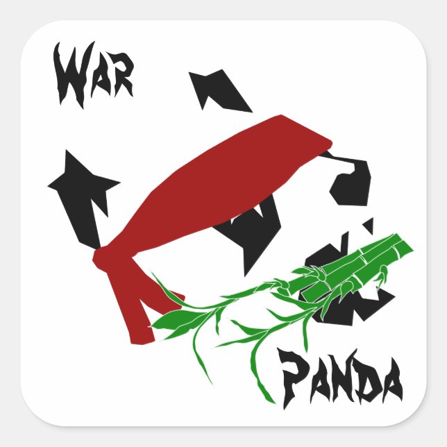 War Panda Sticker (Front)