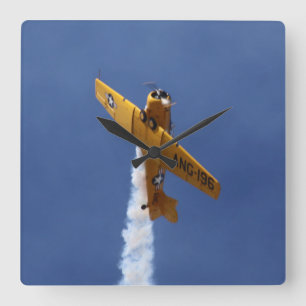 War Plane  Square Wall Clock