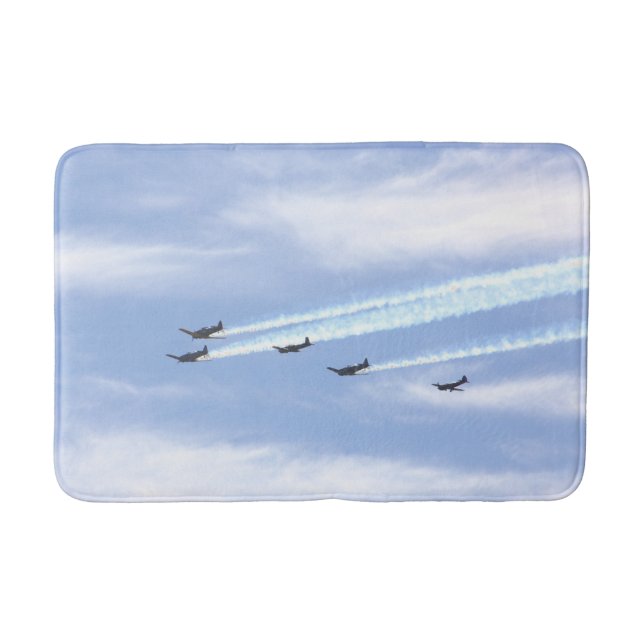 War Planes Bath Mat (Front)