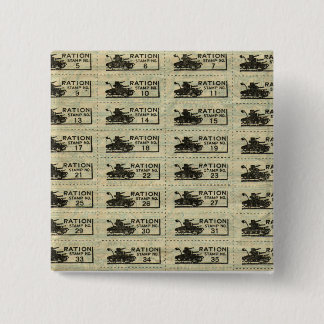War Ration Stamp pin