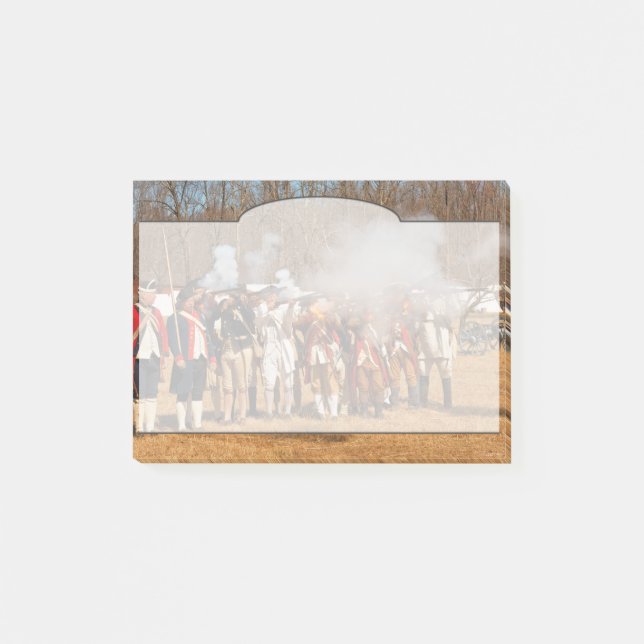 War - Revolutionary War - The musket drill Post-it Notes (Front)