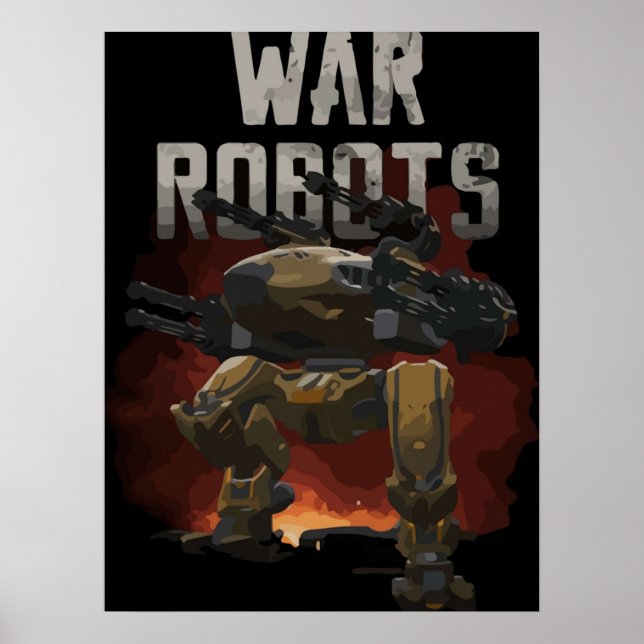 WAR ROBOTS ROCKS POSTER (Front)