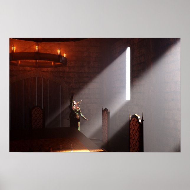 War Room Digital Art  Poster (Front)