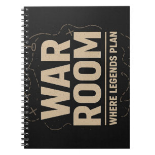 War Room Mindset — Focus, Strategy & Discipline Notebook
