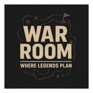 War Room Mindset — Focus, Strategy & Discipline Photo Print