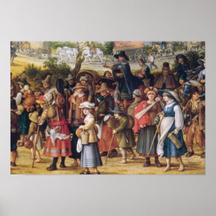 War Scene Poster