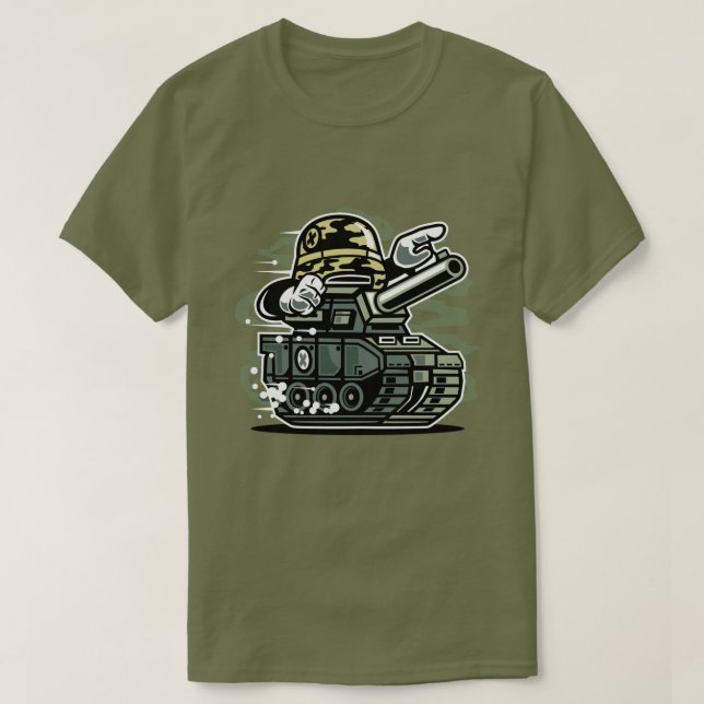 War Tank Men's T-Shirt (Design Front)