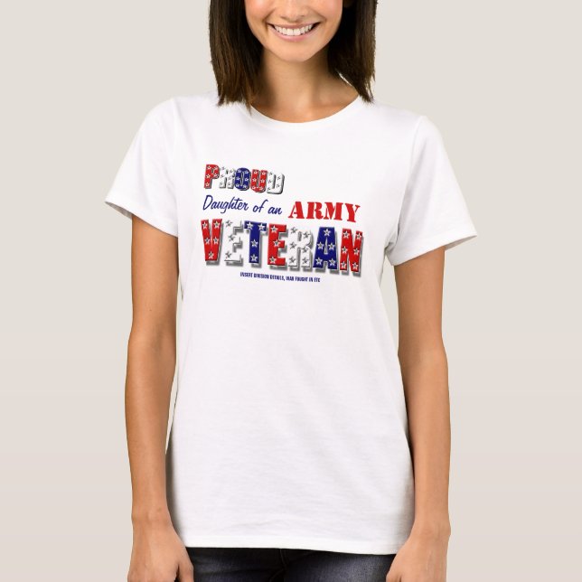 War Veteran Family honour remembrance T-Shirt (Front)