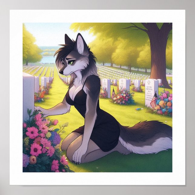 War Widow Wolf  Poster (Front)