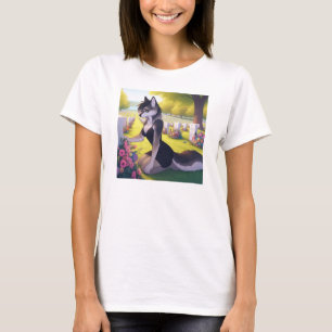 War Widow Wolf  T-Shirt