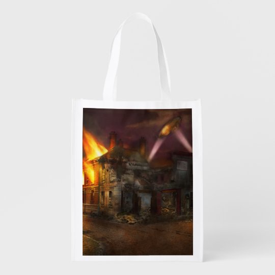 War - WWI - Not fit for man or beast 1910 Reusable Grocery Bag