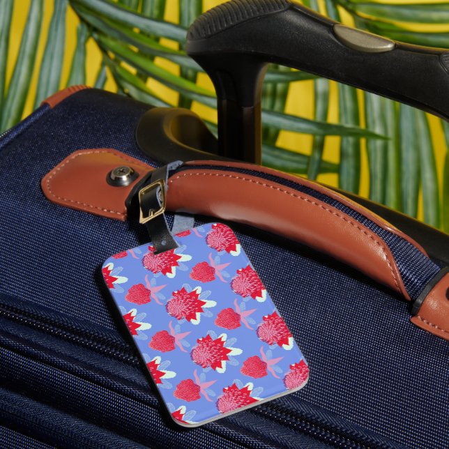Waratah Luggage Tag (Front Insitu 1)