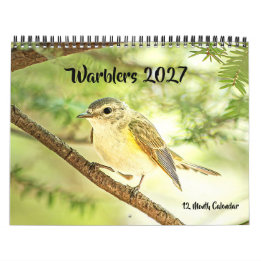 Warblers 2027 Wall Calendar
