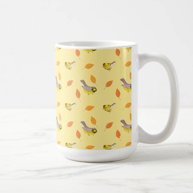 warblers birds coffee mug (Right)