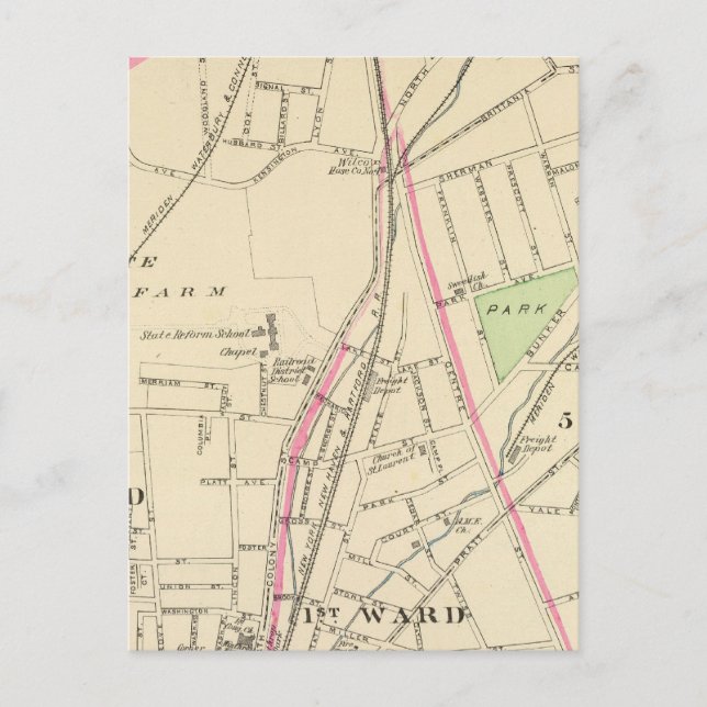 Ward 15, New Haven Postcard (Front)