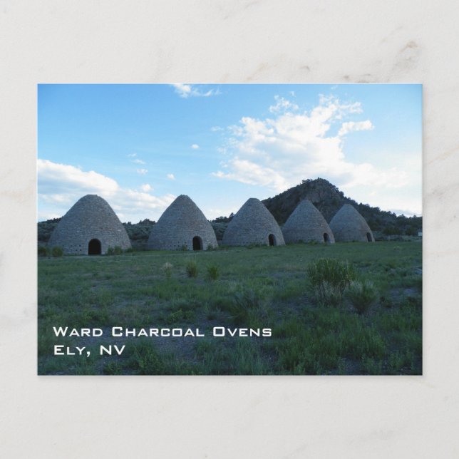 Ward Charcoal Ovens Postcard (Front)