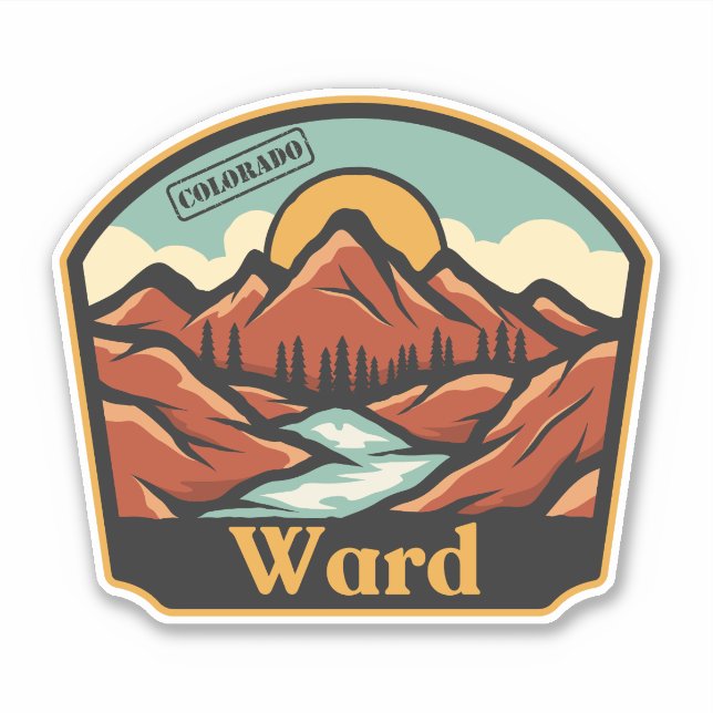 Ward, Colorado Sticker (Front)