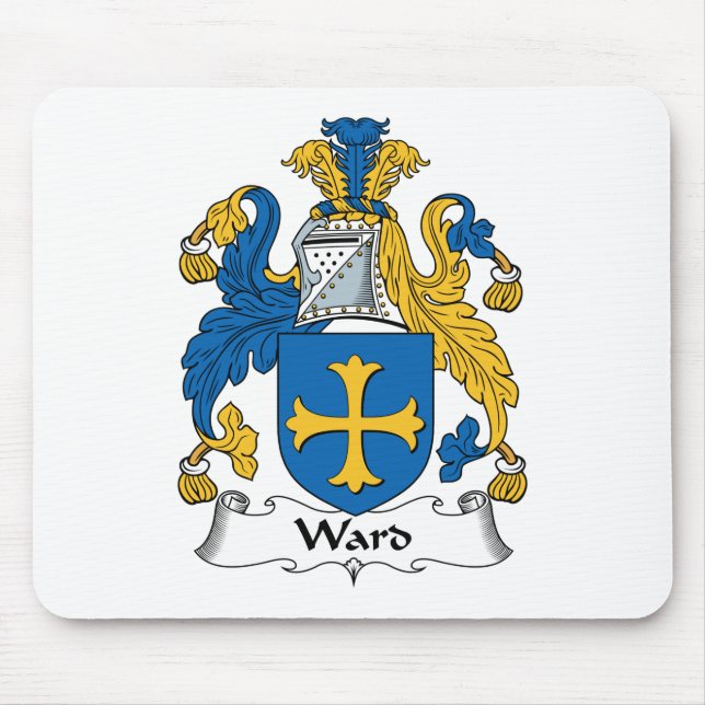 Ward Family Crest Mouse Pad (Front)