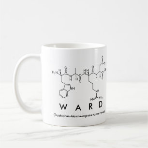 Ward peptide name mug