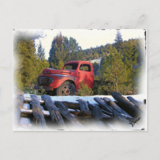 WARD TRUCK  POSTCARD