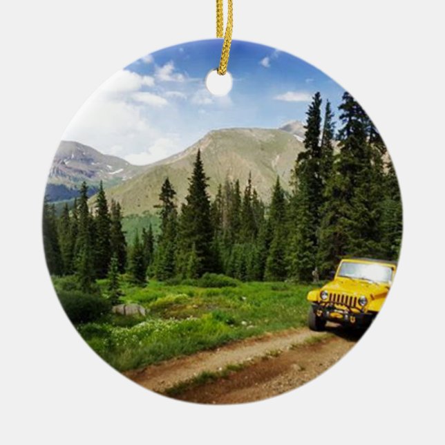 Warden Gulch, CO Ceramic Tree Decoration (Front)