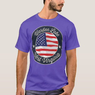 Warden Lake - Patriotic West Virginia Souvenir T-S T-Shirt