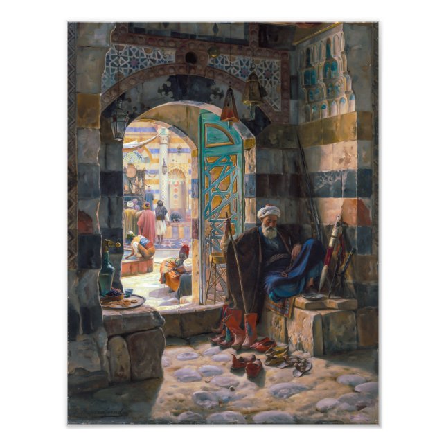 Warden of the Mosque Damascus | Bauernfeind | Photo Print (Front)