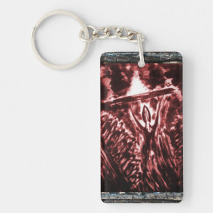Warding Off Evil Key Ring