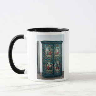 Wardrobe decorated with scenes of the four mug