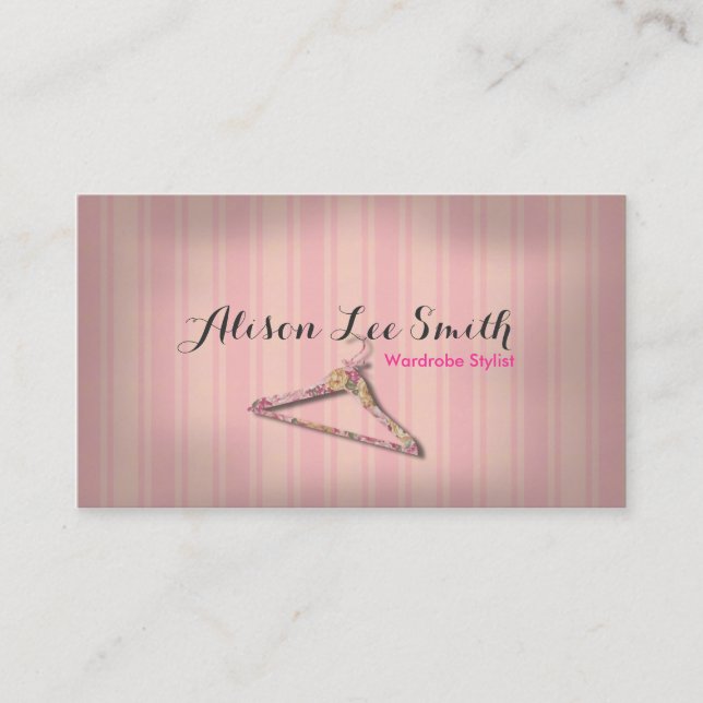 Wardrobe Stylist Business Card (Front)