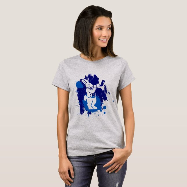 Wareham White Rabbit Ladies Tee (Front Full)