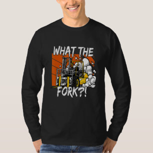 Warehouse operator fork lift forklift certified T-Shirt