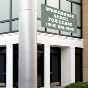 Warehouse Space for Lease Banner