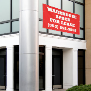 Warehouse Space for Lease Banner