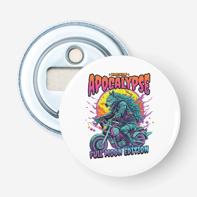 Warewolf apocalypse bottle opener (Front)