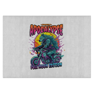Warewolf apocalypse cutting board