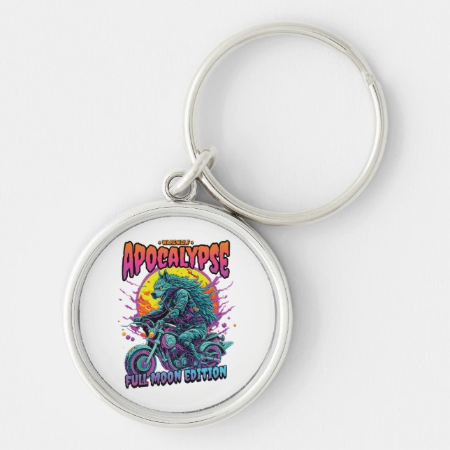 Warewolf apocalypse key ring (Front)