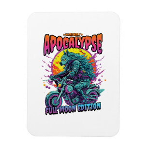 Warewolf apocalypse magnet