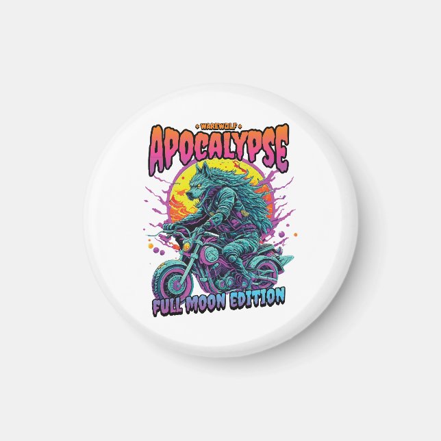 Warewolf apocalypse magnet (Front)