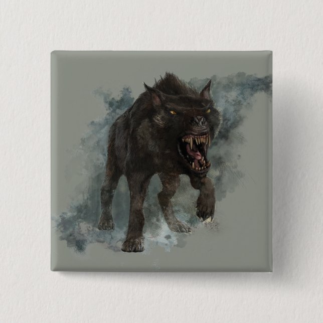 Warg 15 Cm Square Badge (Front)