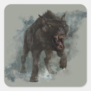 Warg Square Sticker