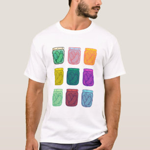 Warhol Pickles Playful Bright Colourful Rainbow T-Shirt