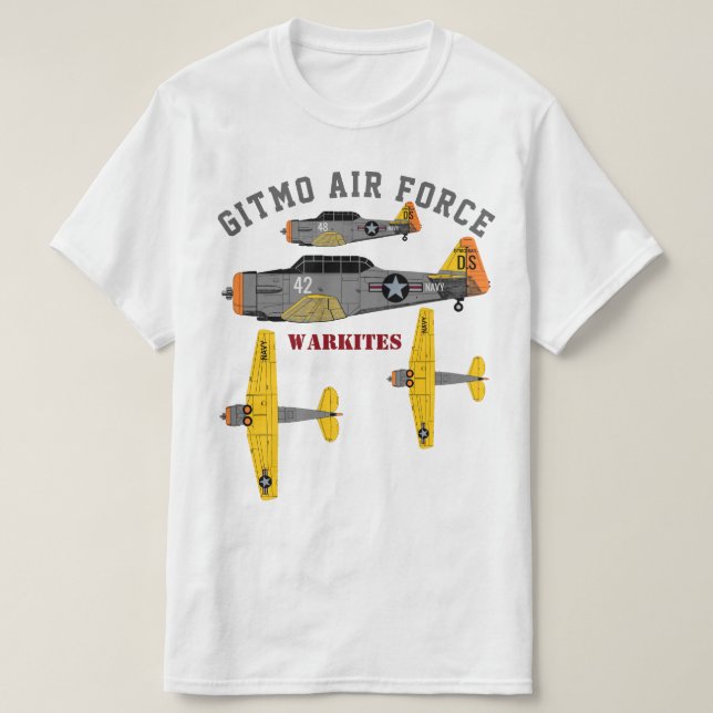 Warkites "Gitmo Air Force" SNJ T-Shirt (Design Front)
