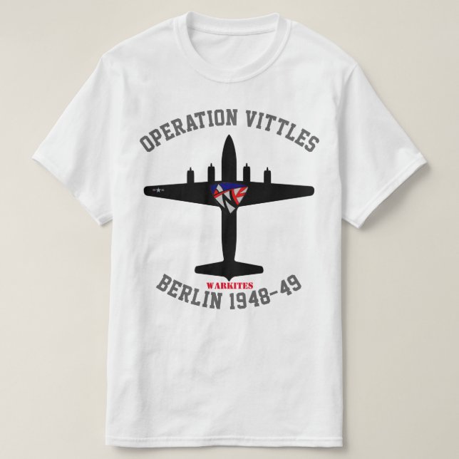 Warkites "Operation Vittles" C-54 Skymaster T-Shirt (Design Front)