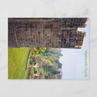 Warkworth Castle Postcard